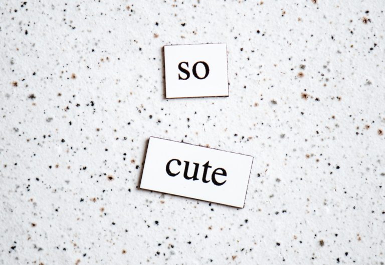 What does it mean when a guy calls you cute